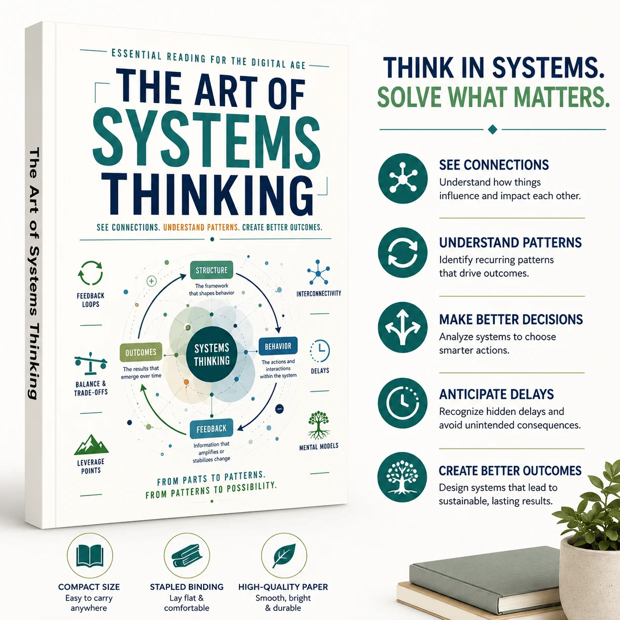The Art of Systems Thinking, Guide to Patterns, Feedback Loops, Mental Models, Decision-Making and Problem Solving