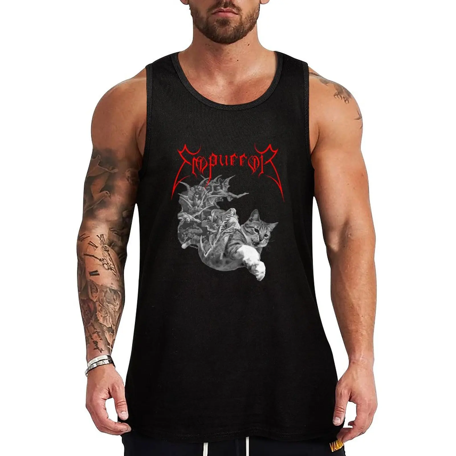 

Wrath of the Cat Tank Top bodybuilding men clothes summer 2025 Men's clothes bodybuilding men