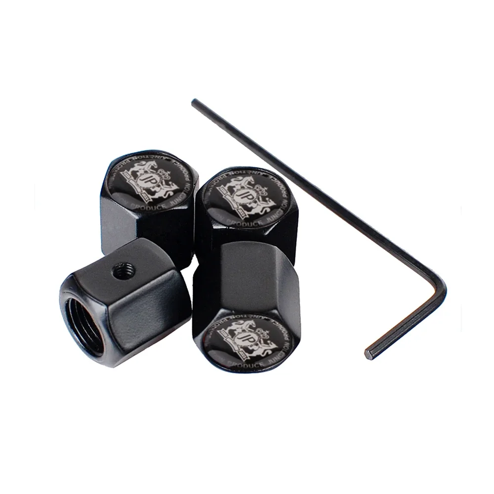 Car Anti-Theft Tyre Valve Caps Covers for Mercedes Audi Honda Nissan Toyota Chevrolet Junction Produce JP Logo Auto Accessories