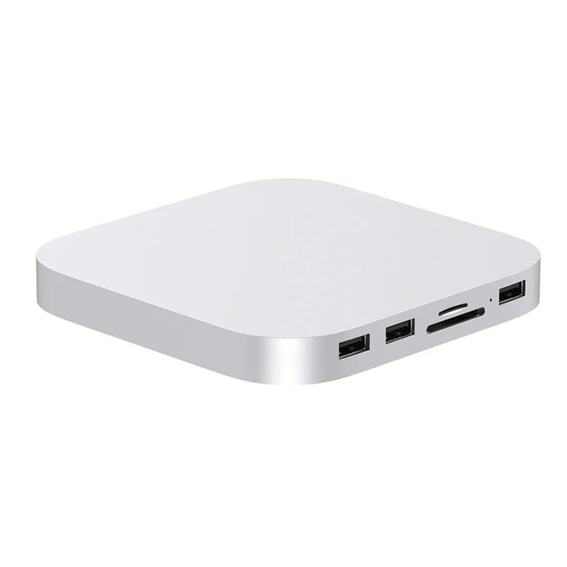 

Хорошо изготовленный-концентратор для Mac Mini USB C с корпусом M.2 SSD для Mac Mini M4/M4 Pro, подставка Type-C, док-станция USB3.2 SD/TF4.0