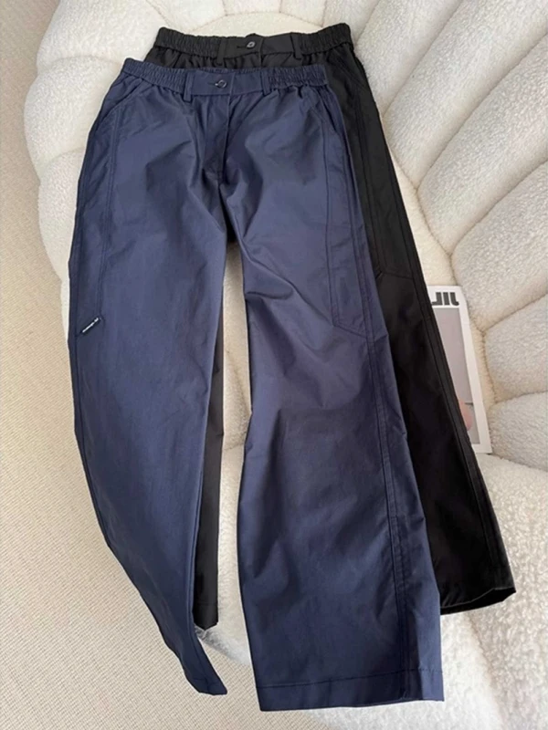 

Cleanfit k Blue Qui Dry Hiking Pants Straight Leg Spor ell Pants Trendy Loose Fit Autumn Season Casual Wear