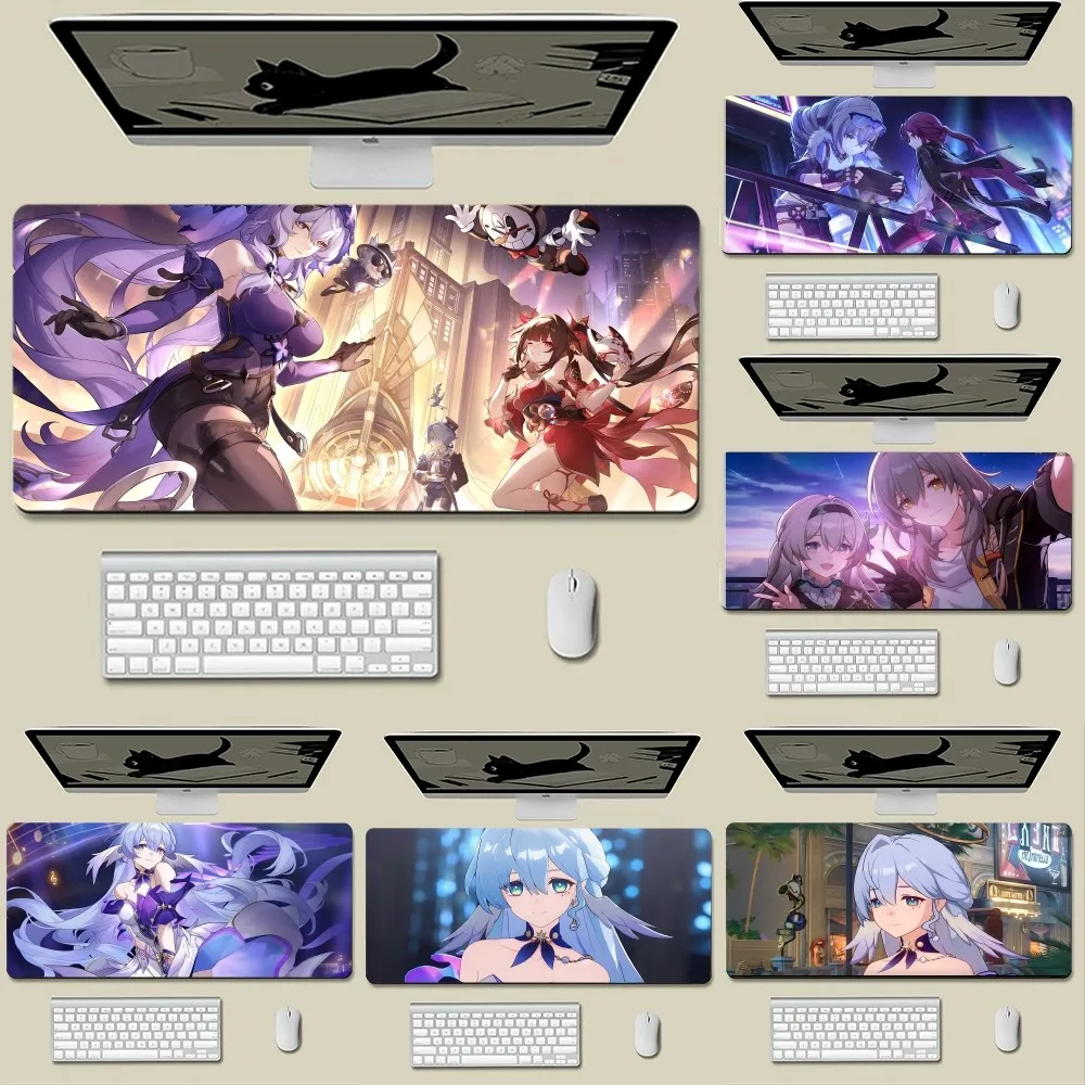 

Game Honkai Star Rail Robin Mousepad New Arrivals Large Gaming Mousepad L XL XXL Gamer Mouse Pad Size For Keyboards Mat