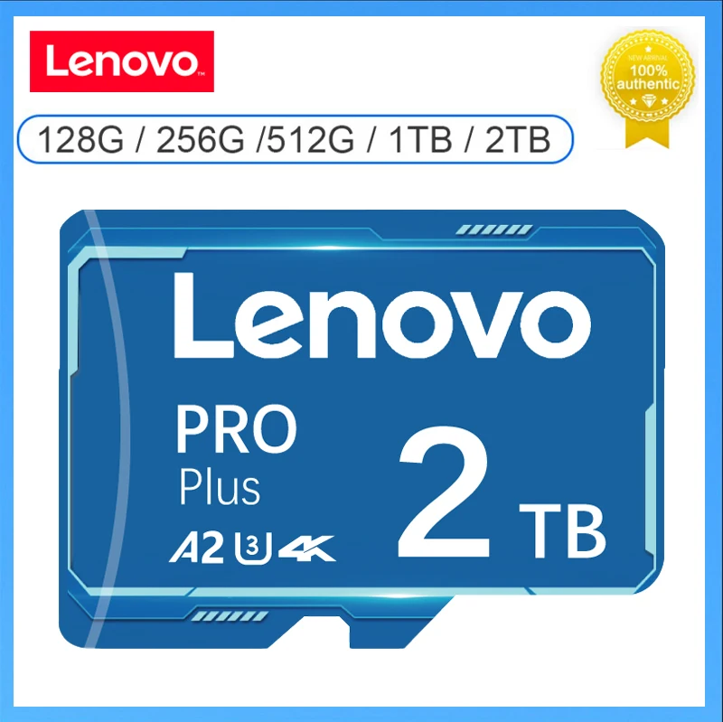 Lenovo การ์ดหน่วยความจำไมโคร SD 128GB 2TB 1TB SD Card sd/tf Flash CARD 256การ์ดหน่วยความจำ512 GB 128GB สำหรับกล้อง Nintendo SWITCH Drone