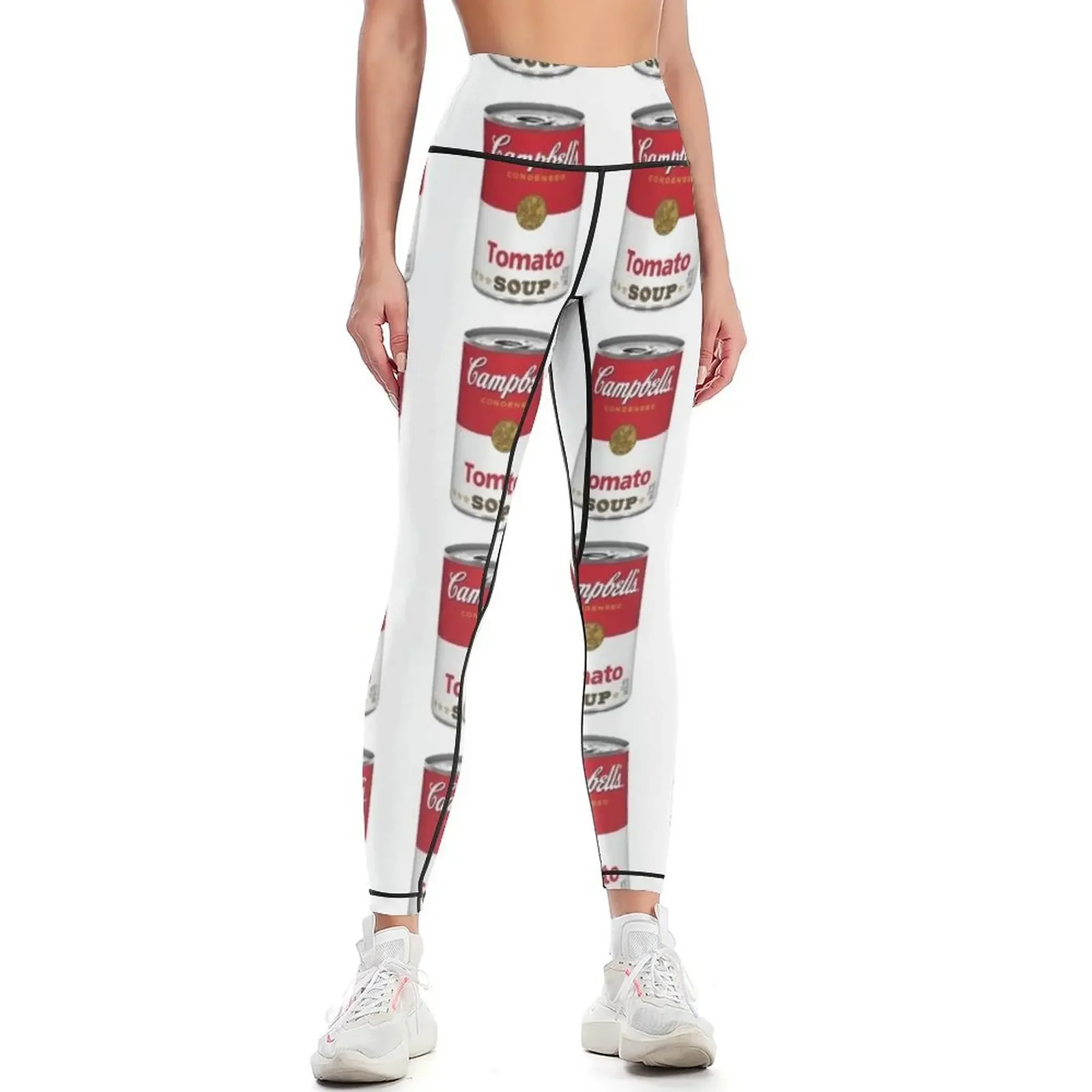 

Campbell's Tomato Soup Leggings Women's sports pants sports for sports for push up Tight fitting woman Womens Leggings