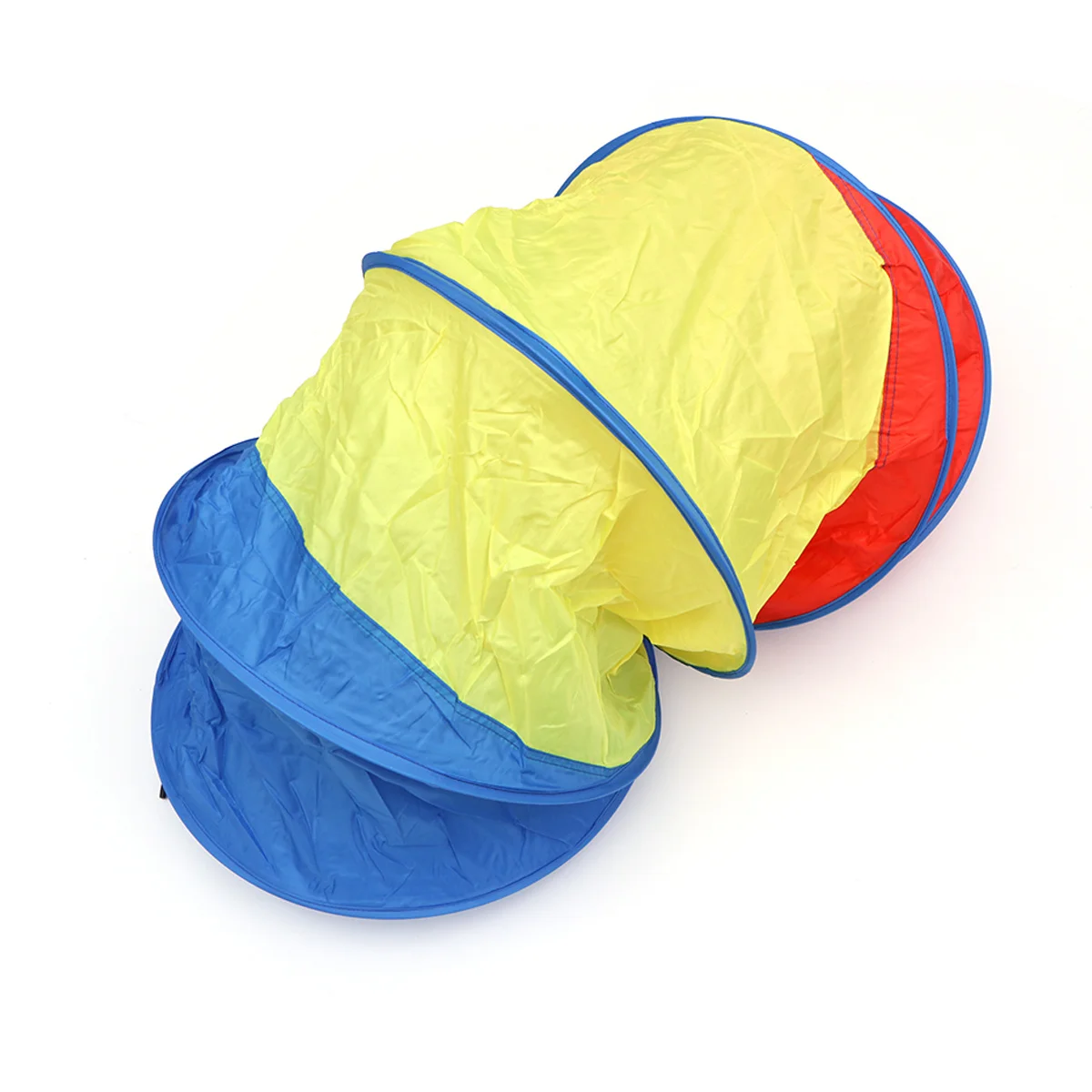 Tubo de túnel rastejante infantil 48*180cm multi-tapete para crianças fio de aço flexível exploração de tecido oxford