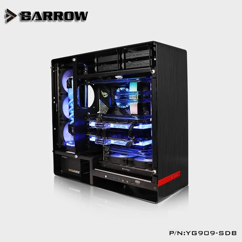 

Barrow Distroplate for INWIN 909 Case YG909-SDB Water Cooling System for PC Gaming 5V 3PIN Waterway Board