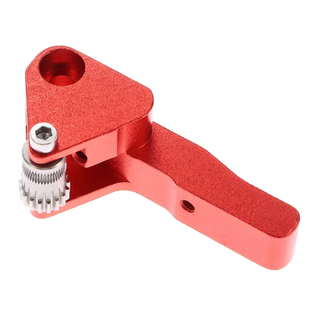 Extrusora de doble engranaje rojo de doble engranaje, extrusora mk8 de doble engranaje de aleación de aluminio, CR-10 Pro de alimentación de doble controlador