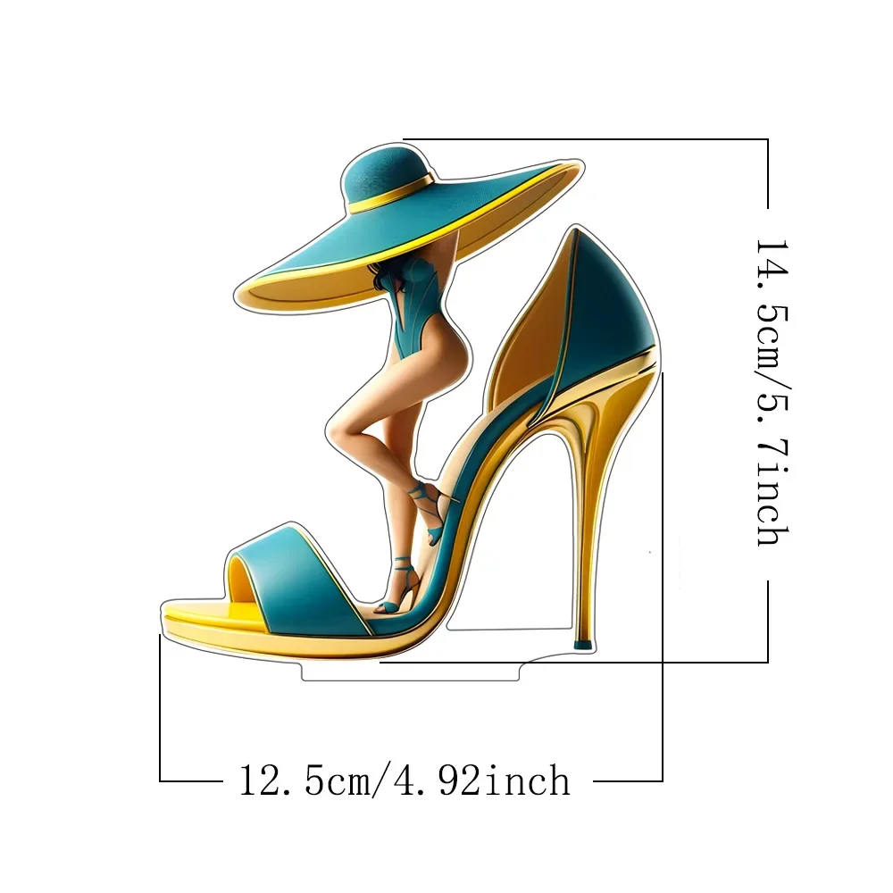 Cartoon Beauty High Heels Creative Home Living Room Desktop Ornaments