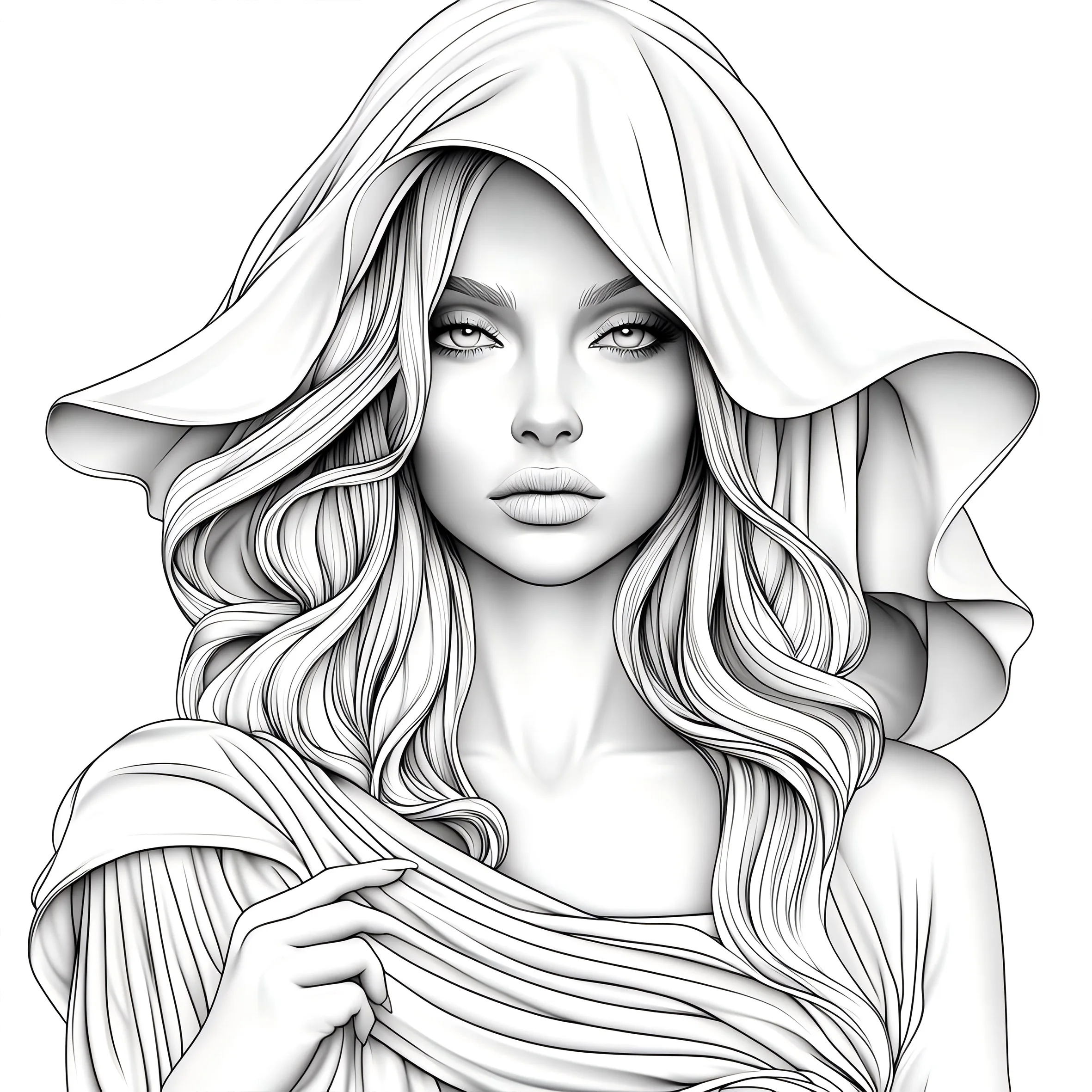 Evil witch Coloring Book For Adults And Teens Halloween Theme 20pages Graffiti Painting Drawing can relax and relieve stress