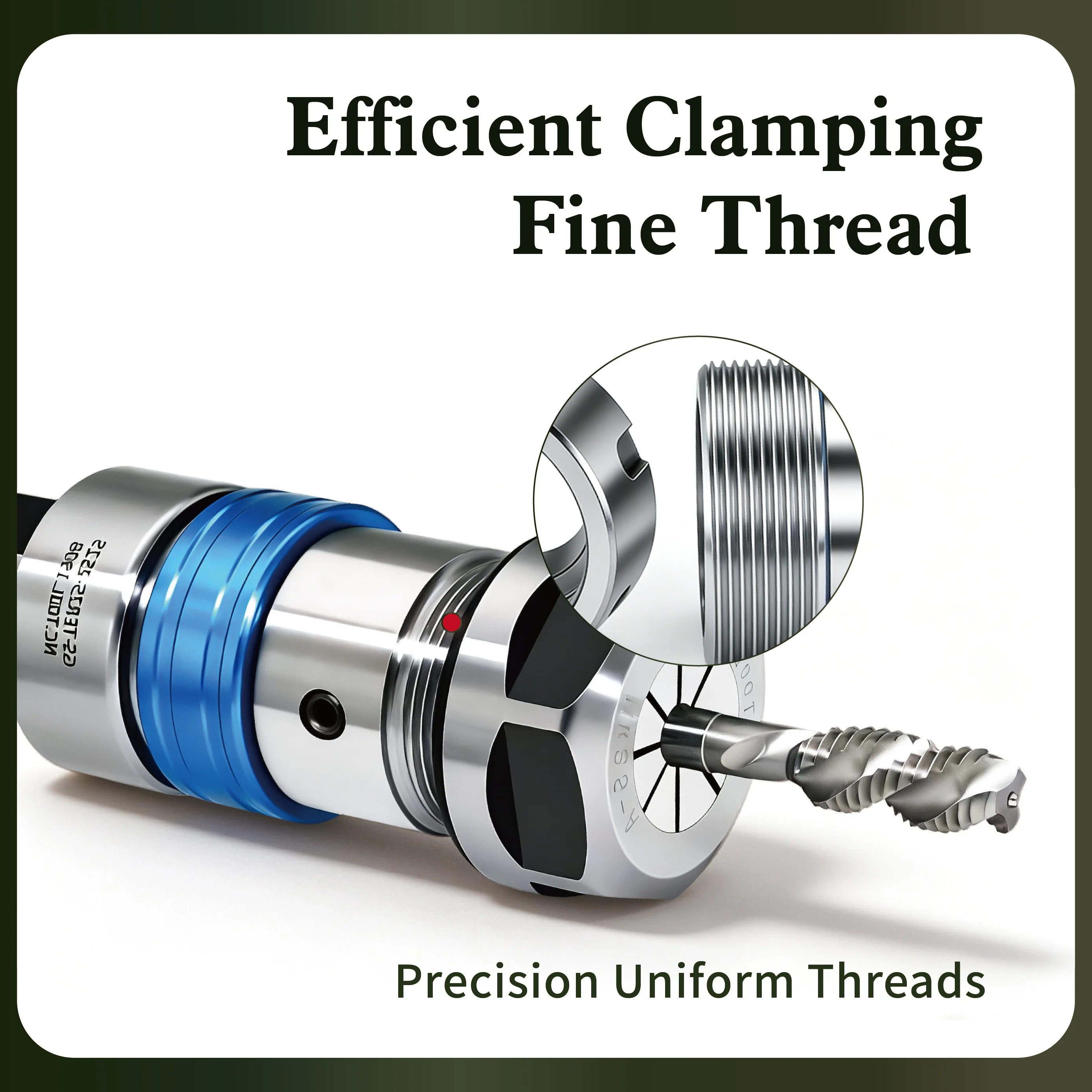 Floating Tapping Holder Tension Compression Tap Chuck ER16 ER20 ER25 ER32 6mm 5mm CNC Collet GS-TER