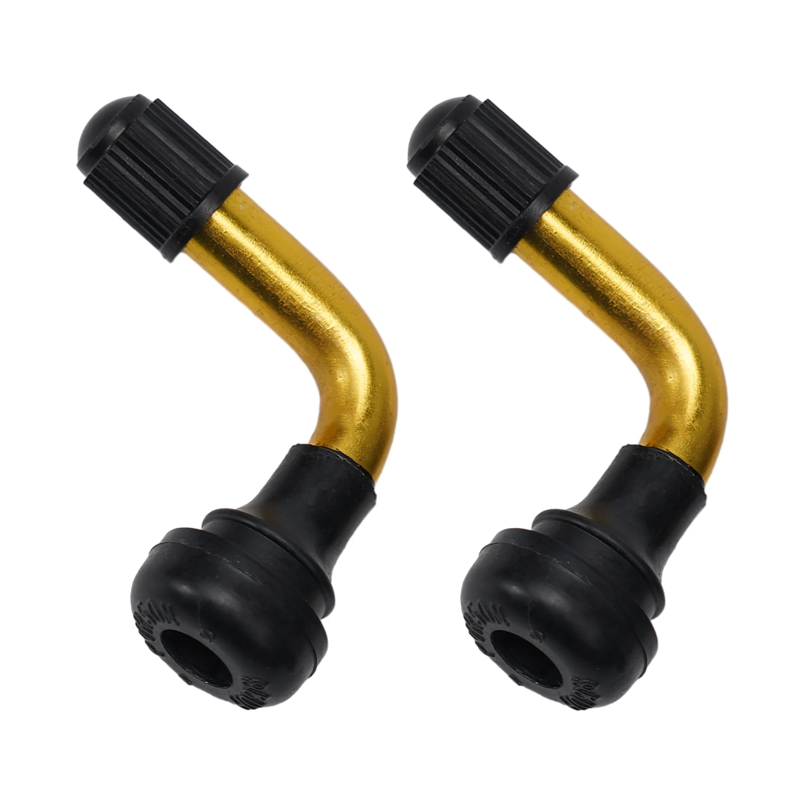 2 Pcs Tubeless Tyre Valve Stems For Electric Scooter Bike PVR70/60/50 45Degree With Valve Core Cap Vacuum Fetal Air Nozzle Set