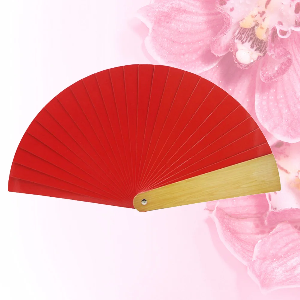 1pc Color Changing Fan Handheld Folding Fan Simple Stage Performace Fan Props for Magician