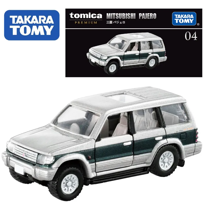 TAKARA TOMY-Tomica Mitsubishi Bobcat Pajero Off-Road SUV Modelo de Veículo Motorizado, Mini Carro de Liga Fundido, Presente de Brinquedo Infantil