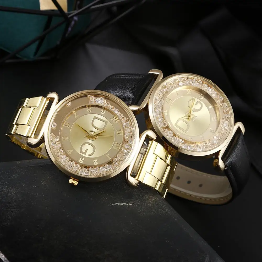 Luxury New Brand Watches Women Leisure Roller ball Digital Design Ladies Quartz Watch Fashion Stainless Steel Strap Women Clock