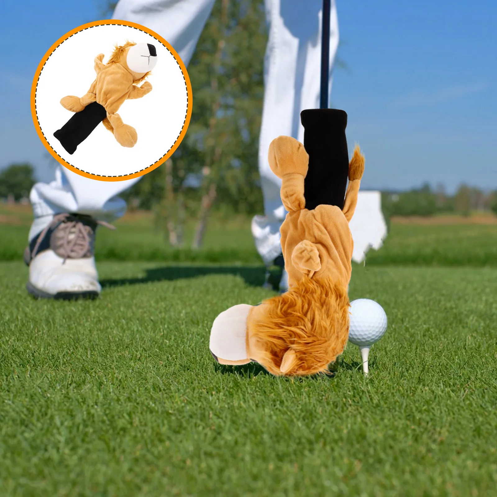 

Animal Head Protective Cover Cute Golf Headcover Mix Covers for Clubs Man
