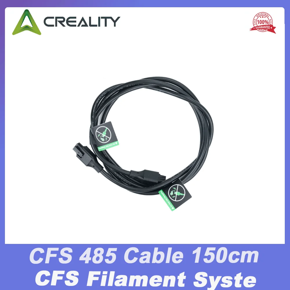 

Creality Official CFS 485 Cable 150cm Connect K2 K1/K1 Max/K1C/K1 SE/Hi Combo/K2 Plus 3D Printers – Original CFS Filament Syste