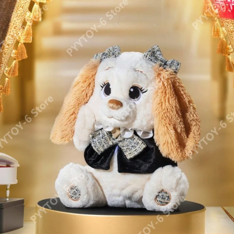 

Disney Official Platinum Party Girl Dog Doll Plush Stuffed Animals Room Decoration New Year Birthday Collection Gift Plush Doll
