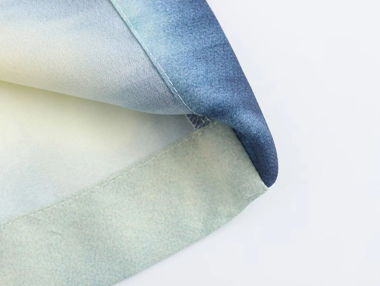 2025 new women's clothing European and American style fashionable tie-dye printed loose high waist trousers