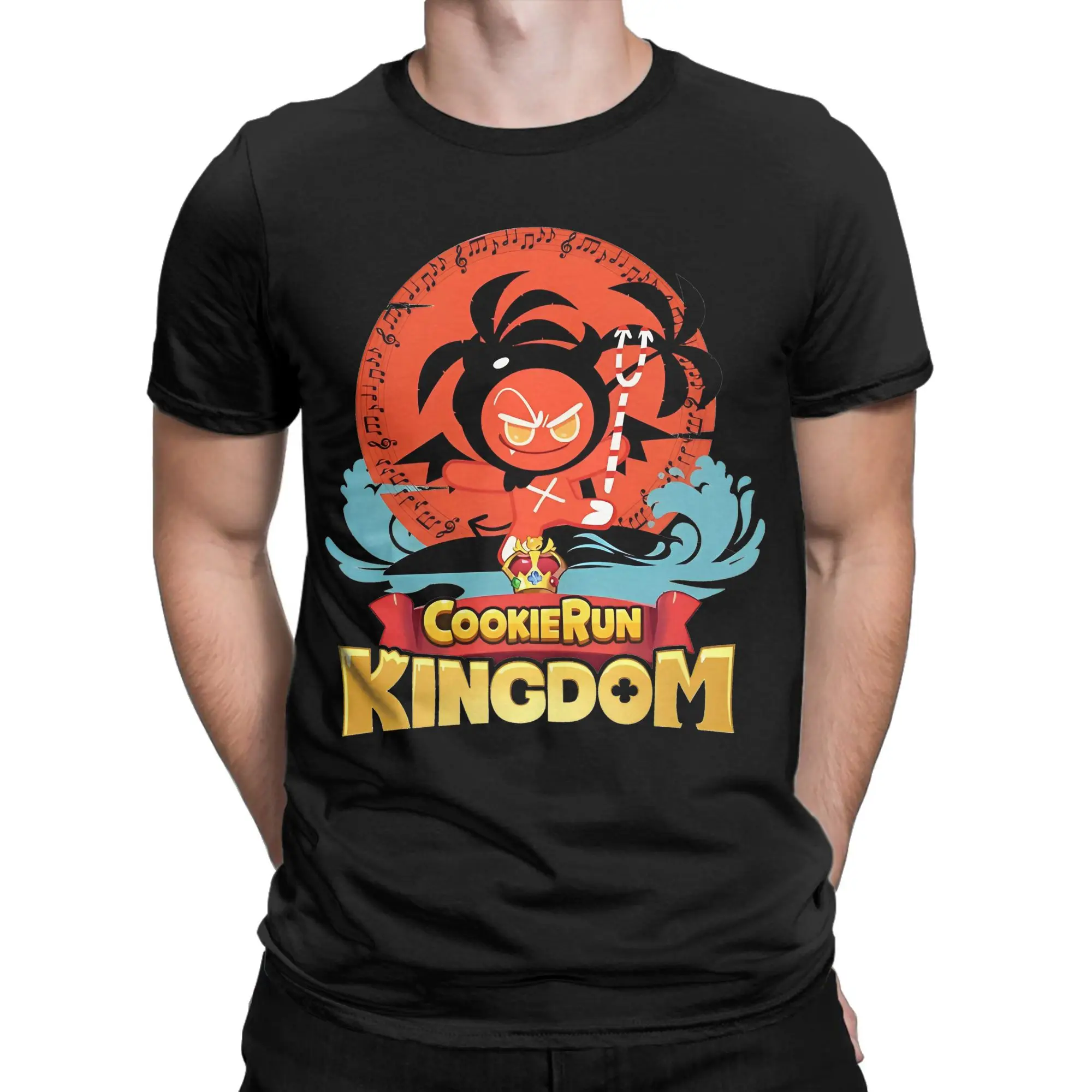 

Cookie Run Kingdom Shadow Milk Cookie Merch Unisex T Shirts 100% Cotton Tee Printed T-shirt Clothes