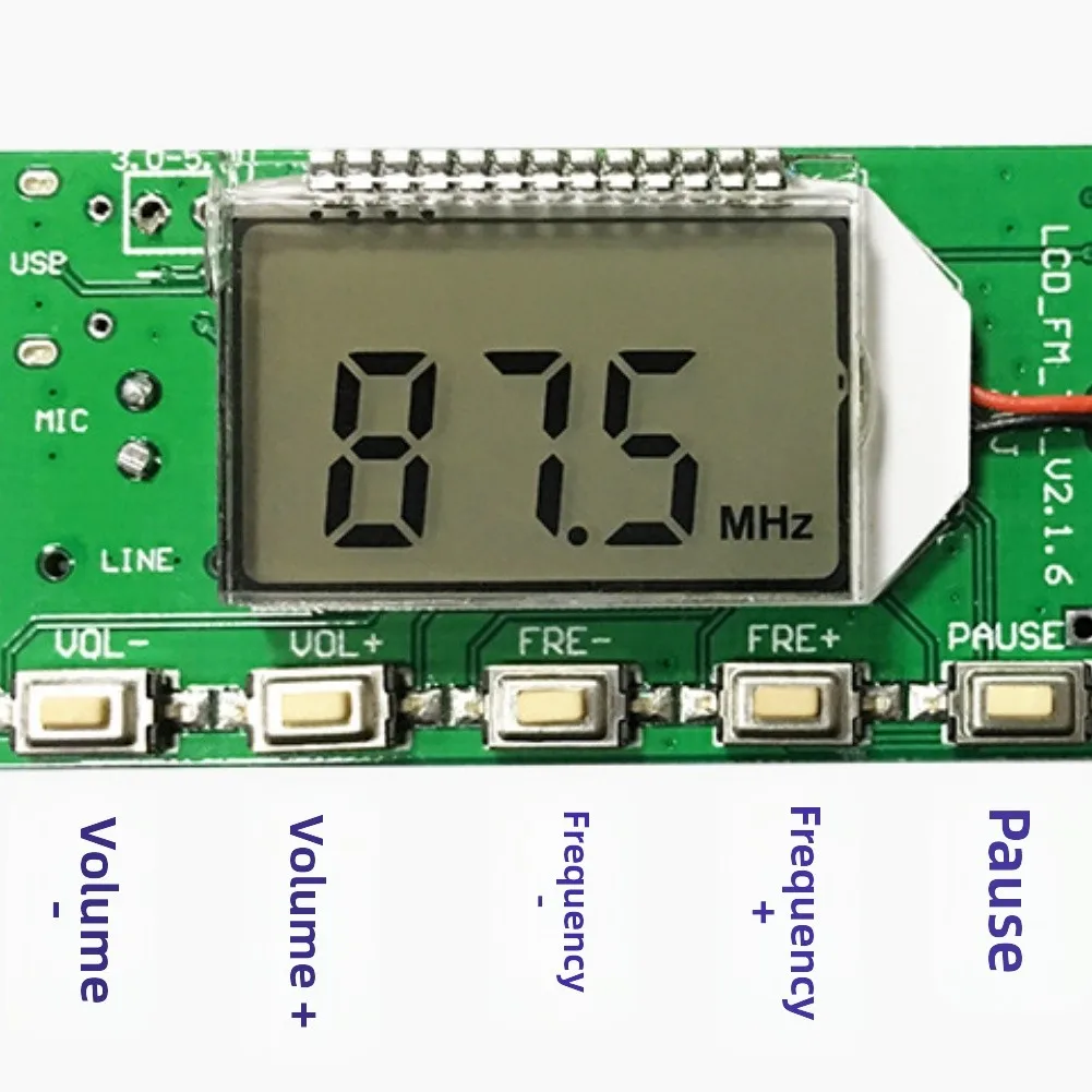 

Frequency Modulation FM Transmitter For Car Audio Low Power Consumption Minimal Noise Interference For Speakers