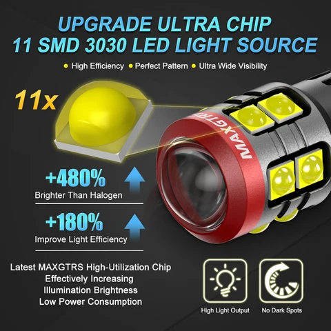 Лампы W5W T10 194 Canbus 3030 SMD 6500K для автомобиля — изображение продукта