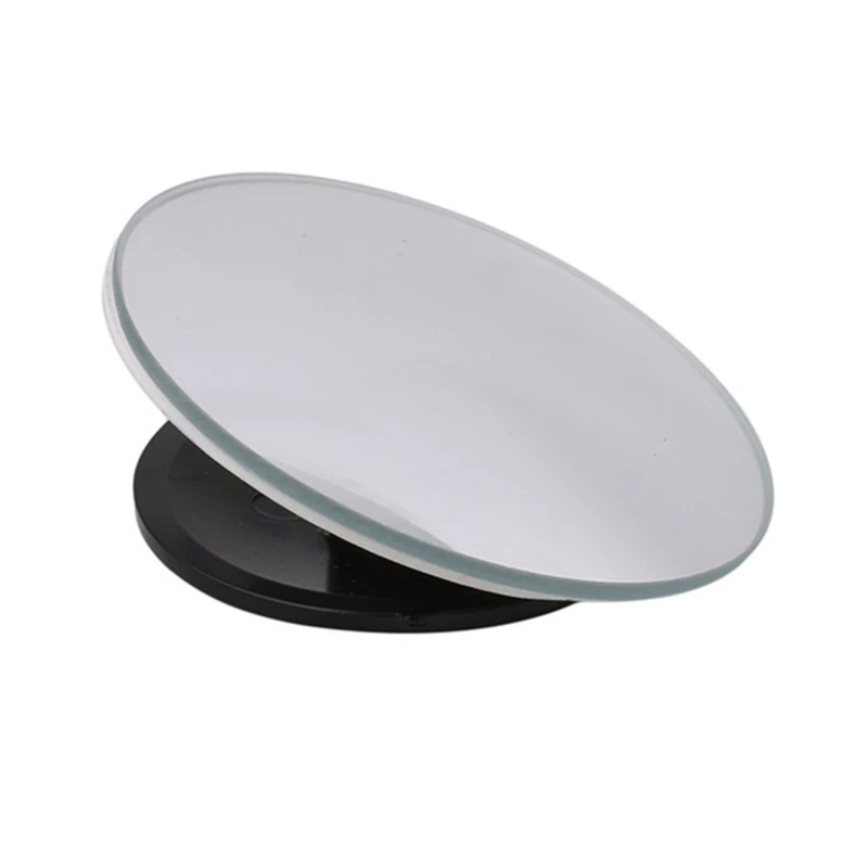 Mini Car Round Frame Convex Blind Spot Mirror Wide-angle 360 Degree Adjustable Clear Rearview Auxiliary Mirror Driving Safety