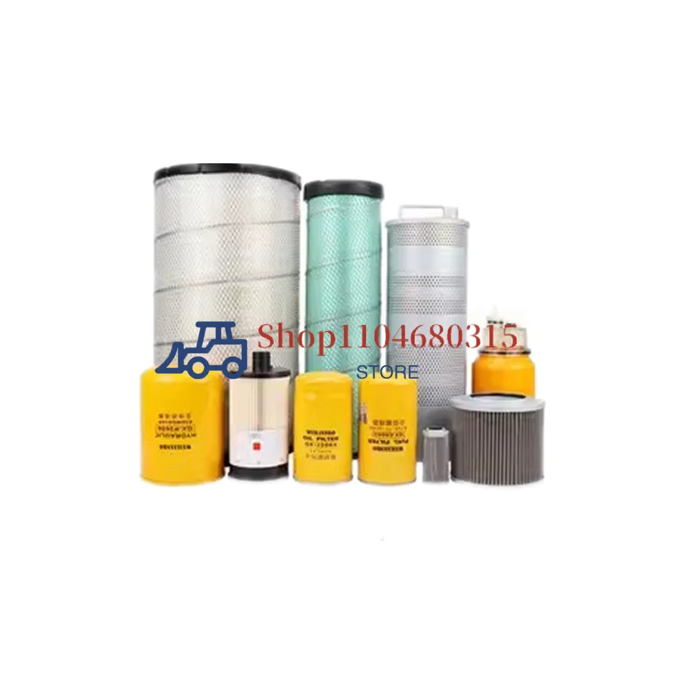 

For Lonking LG225E 6225E 6225N Engine Oil Diesel Air Filter Oil Water Paper Diesel Hydraulic Filter Excavator Parts