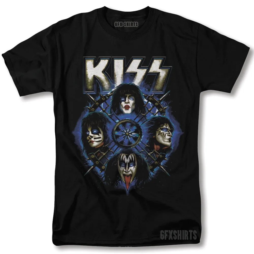 

Футболка KISS Rock Logo World Tour Merch Classic Vntg Design