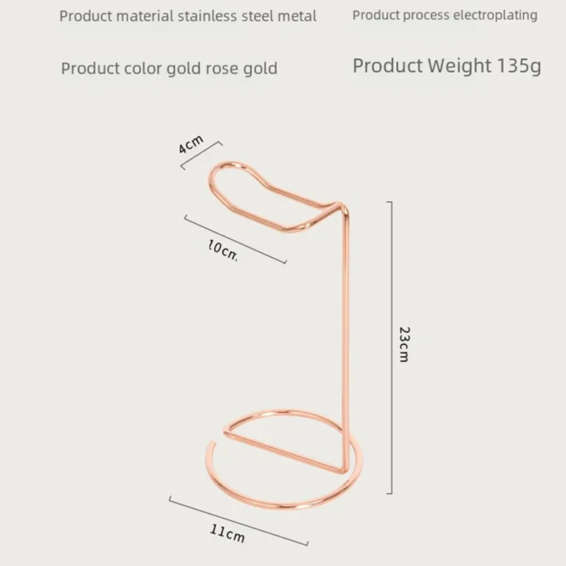 Металлическая подставка для наушников, розовое золото, держатель для наушников, подставка для наушников, аксессуар для наушников, настольная подставка для хранения