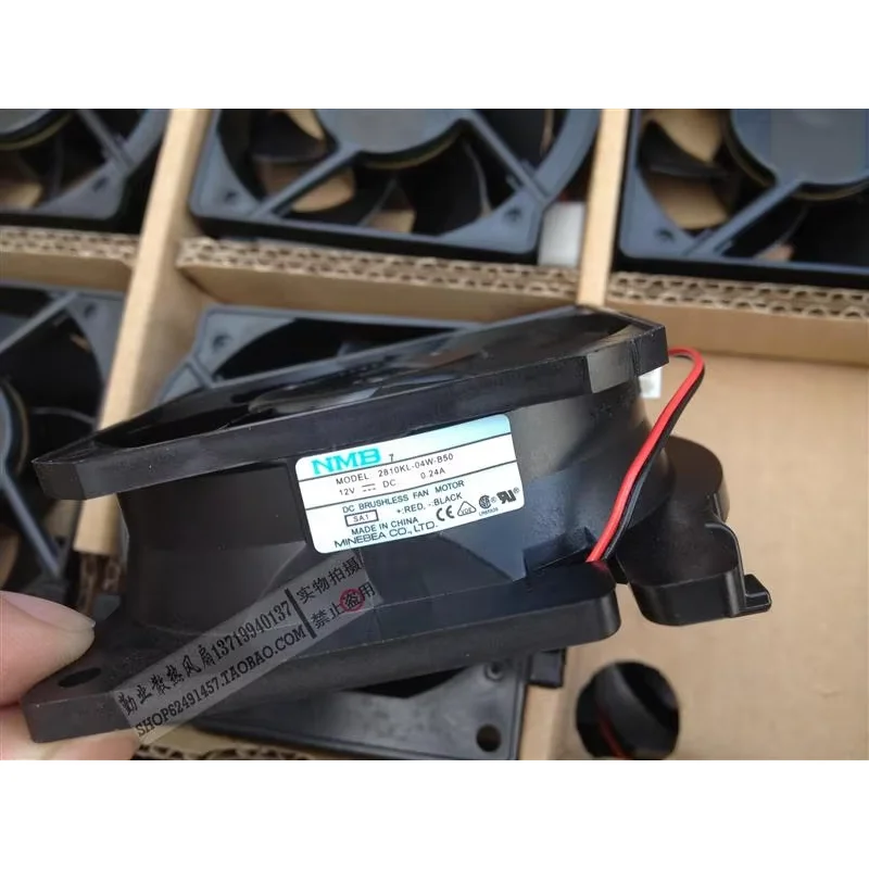 

NMB-MAT 2810KL-04W-B50 SA1 DC 12V 0.24A 78x78x25mm 2-Wire Server Cooling Fan