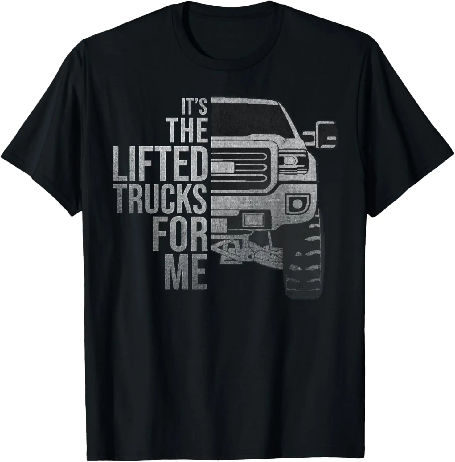 

Футболка с рисунком It's the Lifted Trucks For Me в потертом стиле
