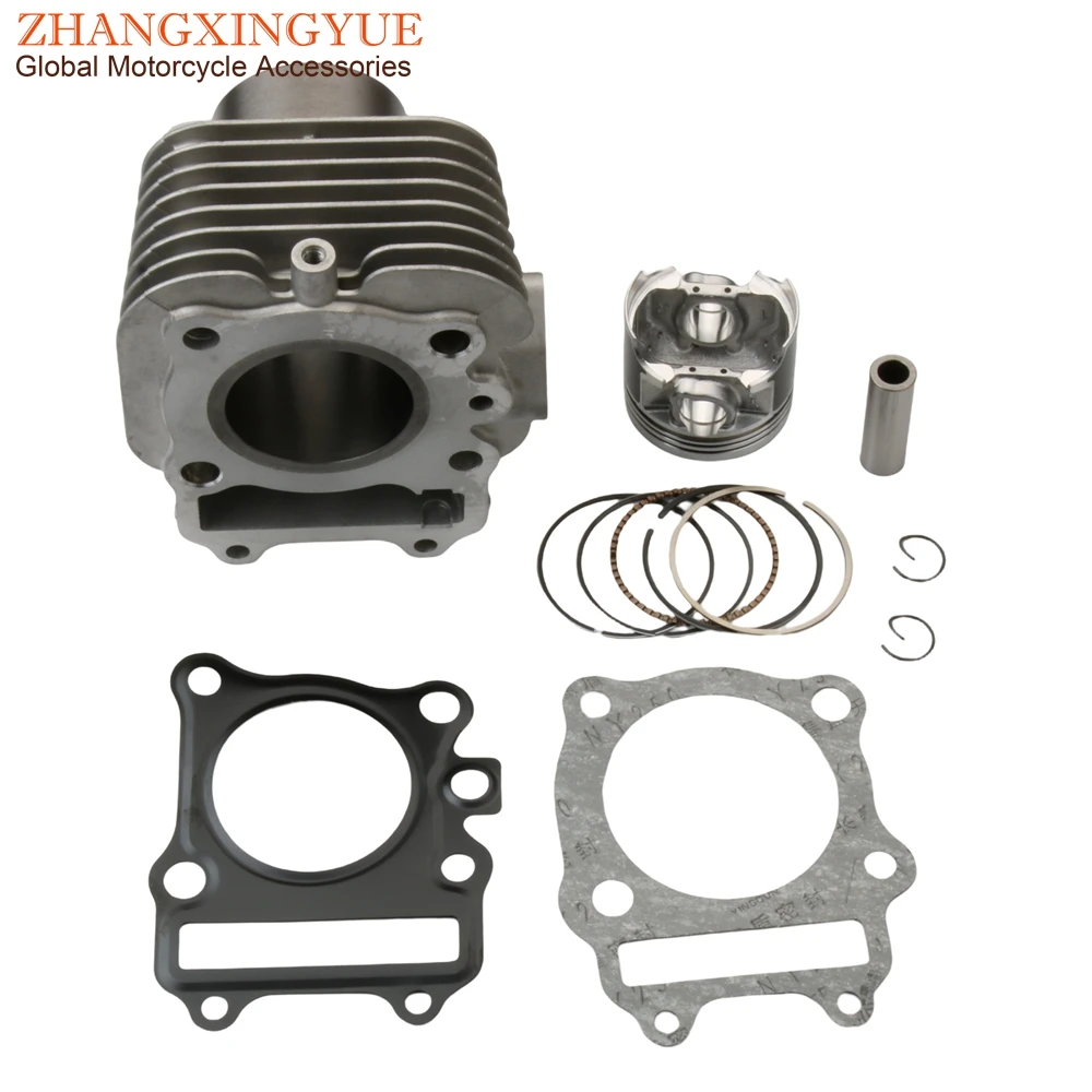Scooter 52mm Cylinder Kit For Suzuki AN 125 AN125 Vecstar HS125T 125cc Euro II Engine Parts 20EB