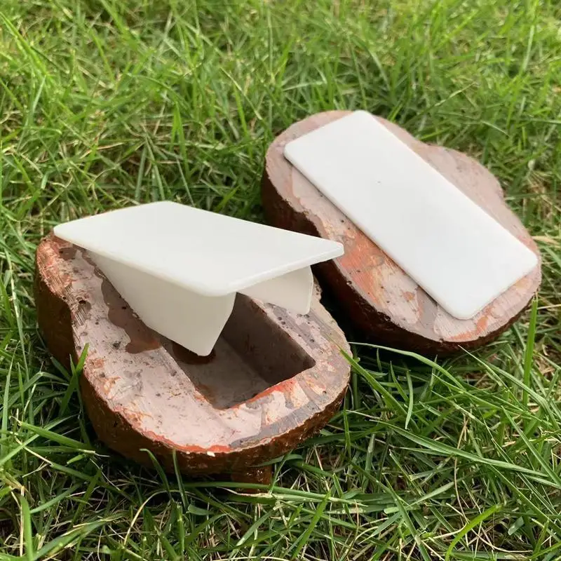 صندوق مفاتيح صغير مقاوم للماء والحرائق ، على شكل أنبوب خارجي ، مفتاح لمفاتيح الغيار ، صندوق تخزين إبداعي للمنزل