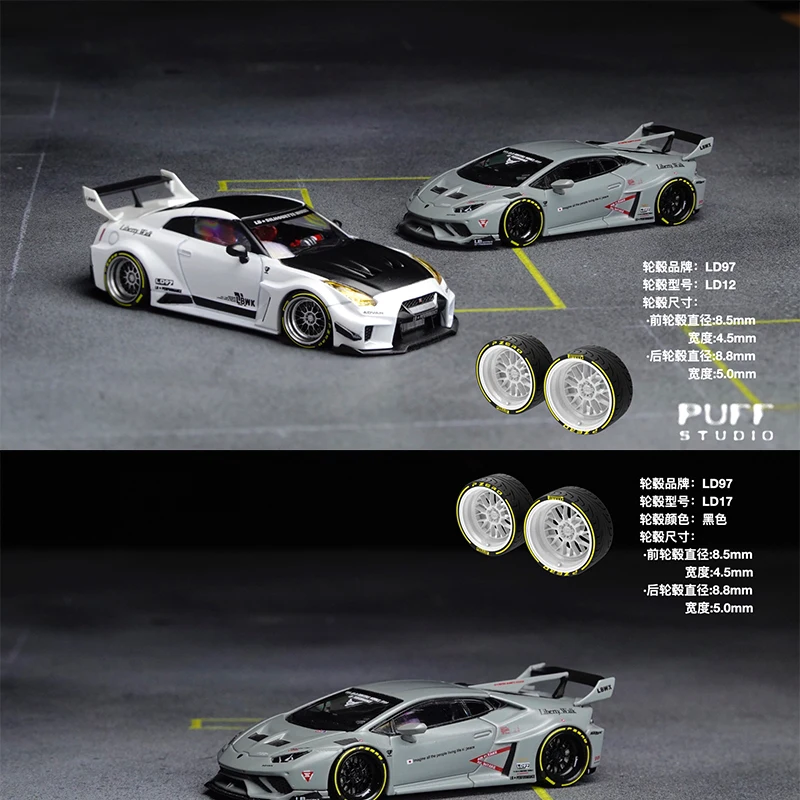 Roue de proportion PuffStudio_1/64_LD97-LD12-8.5/8.8mm Moyeu enfichable