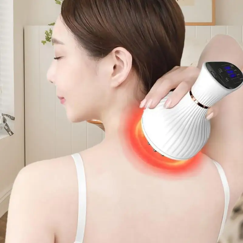 Small Massager Portable Meridian Brush Muscle Massager Small Electric Handheld Massager Gear Adjustment Cordless Body Massager