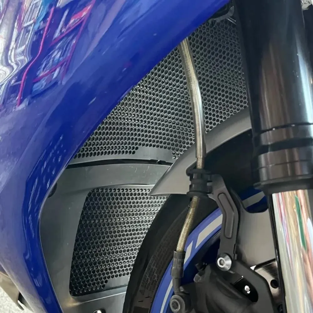 Moto Radiator Grille Guard Oil Cooler Cover For Yamaha YZFR1 YZFR1M YZF R1 R1M 2015 2016 2017 2018 2019 2020 2021 2022 2023 2024