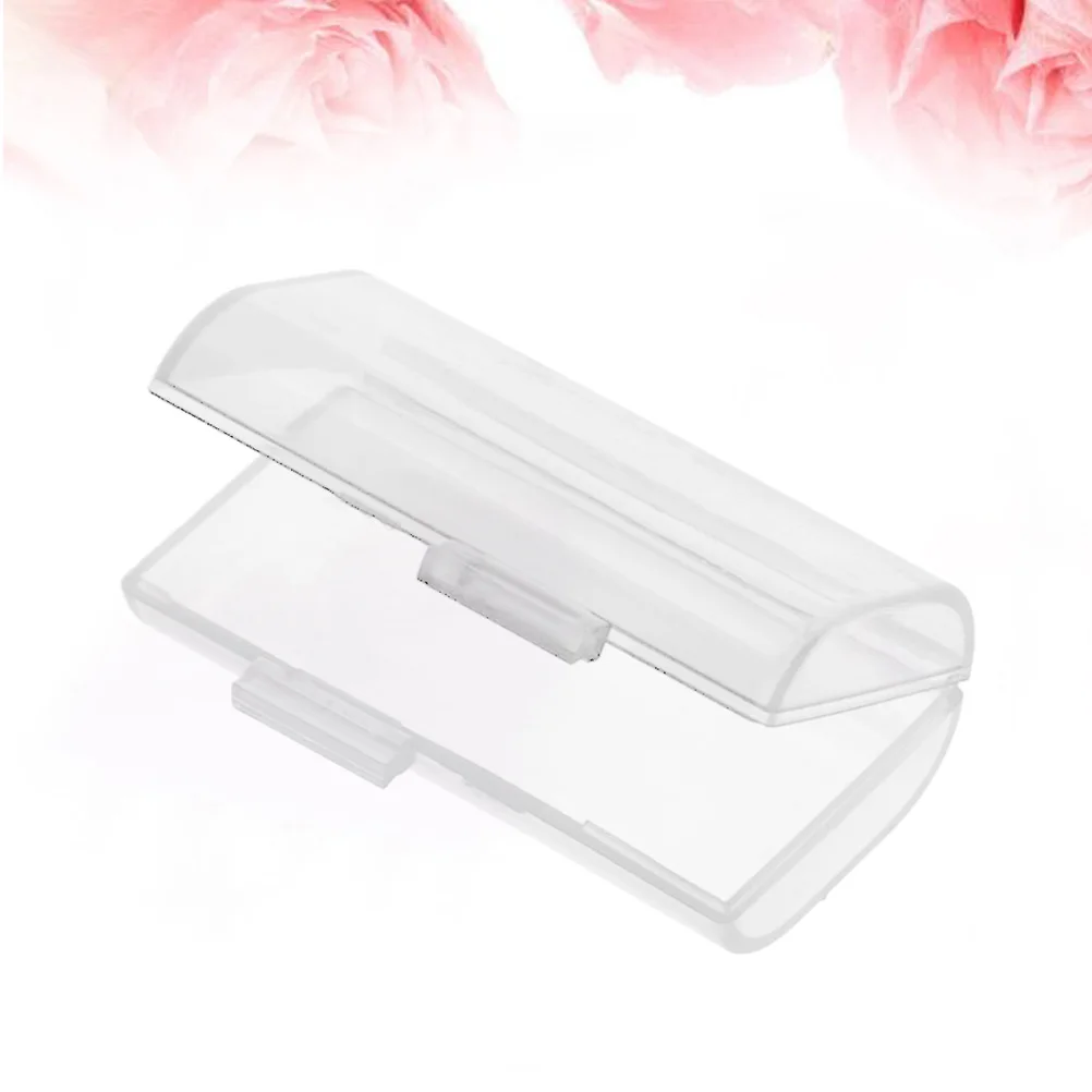 Aaa Storage Box Clear Plastic Case Holder Lightweight Compact For Travel Safe Protection Guard