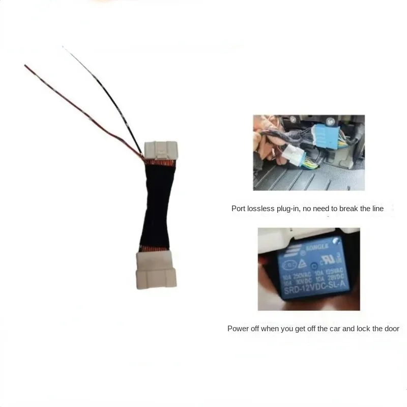 

2021-2023 forTesla Model 3Y Ambient Light Subwoofer ACC Power Interface 12V Closed Door Power-off Plug