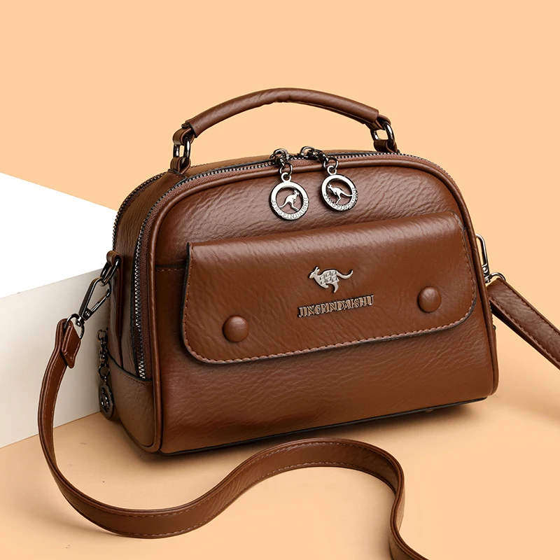 

Women's Stylish Small Handbag - Multi-Compartment Tote Shoulder Crossbody Purse for Daily Essentials, Work & Travel