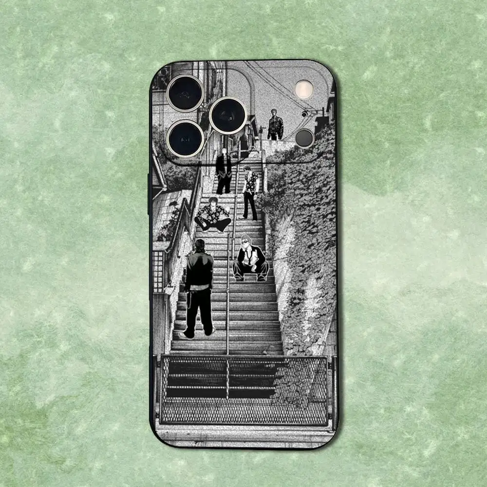 حافظة هاتف W-Worst C-Crows Z-Zero 1 لهاتف iPhone 14,13,17,12,11,16,15,Plus,Pro Max,XS,X,XR,SE,Mini,Soft غطاء أسود من السيليكون #6