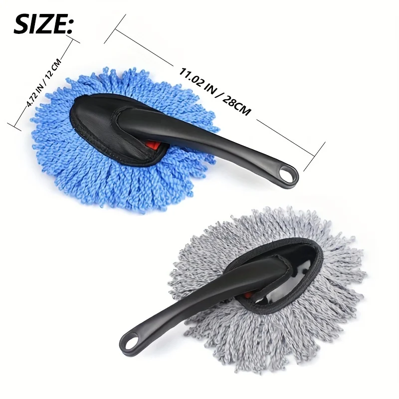 Car Dust Removal Small Duster Wipe Car Soft Brush Cleaning Brush Mini Bristle Brush Dust Removal Brush Nanofiber Car Interior image 6