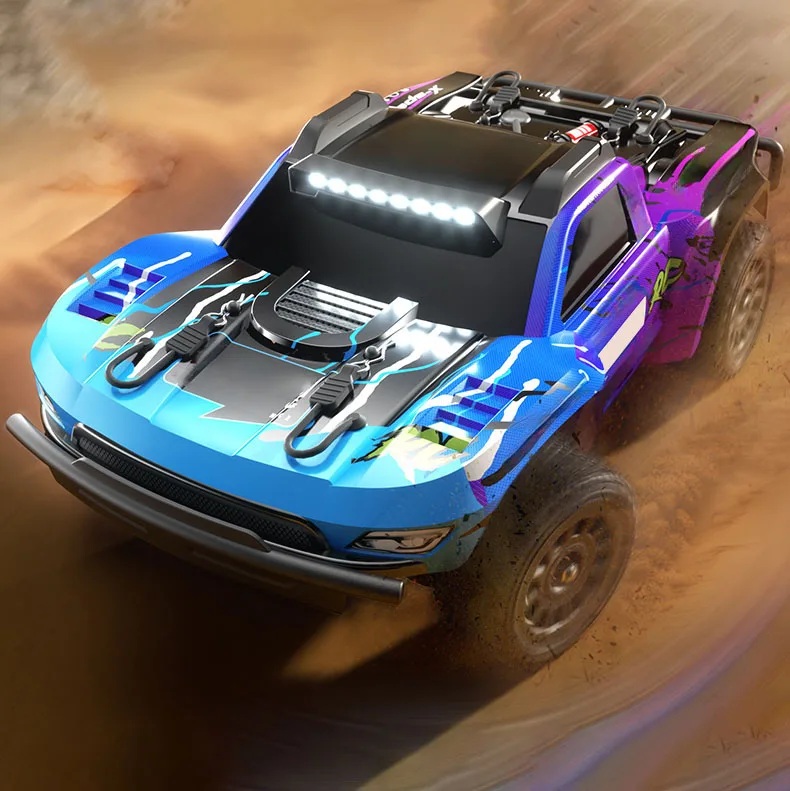 

Gift 1/14 RC Pickup Truck 40km/h 4*4 Remote Control Off Road Vehicle Q130C 2847 Brushless Motor 45A ESC LED Lights RTR Car Toy