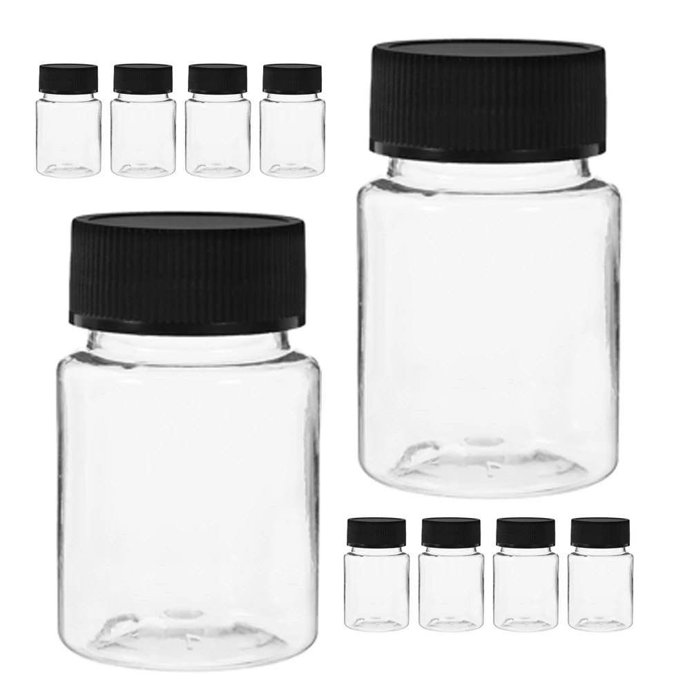 

24 Pcs Sampling Bottle Empty Subpackage Plastic Sample Bottles Small Thicken Lids The Pet Liquid Containers for