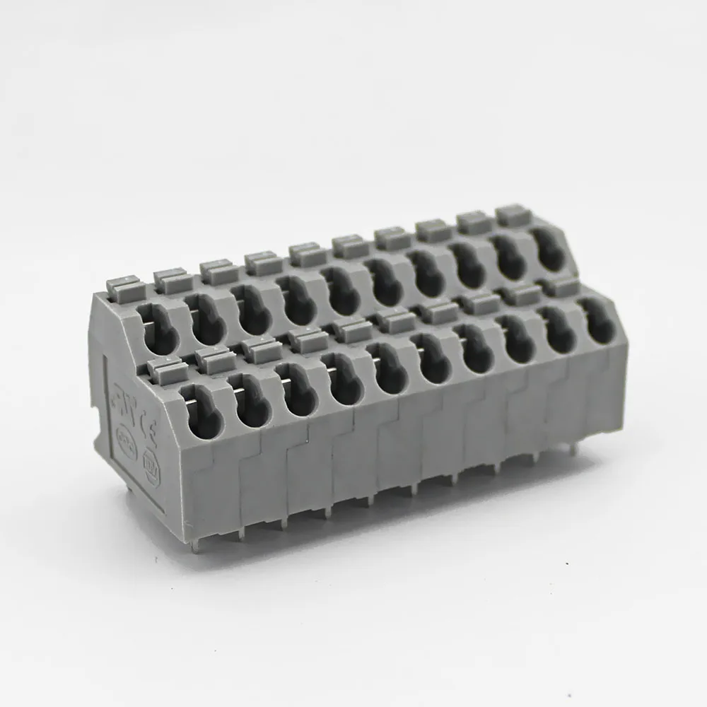 Spring PCB double-layer terminal BLOCKS DG250T KF250T-5.0mm screw-free KF250T