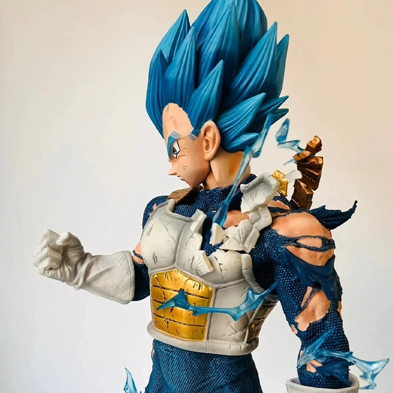 Figuras de acción de Pvc de Dragon Ball Vegeta de Anime Bandai japonés, colección de muñecos Gk, juguetes de decoración, modelo, regalos para niños, 26,5 cm