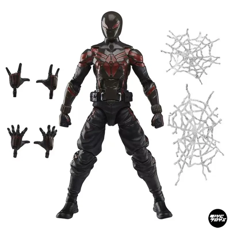 original-hasbro-marvel-legends-series-miles-morales-brooklyn-2099-suit-spider-man-2-action-figures-toys-models