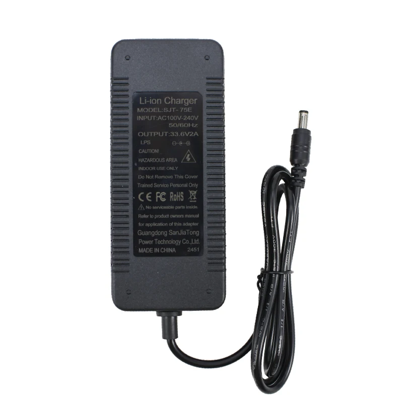 12.6V 16.8V 3A 5ALithium Battery Charger for 18650 26500 33.6V2A Power Adapter Polymer lithium battery Pack