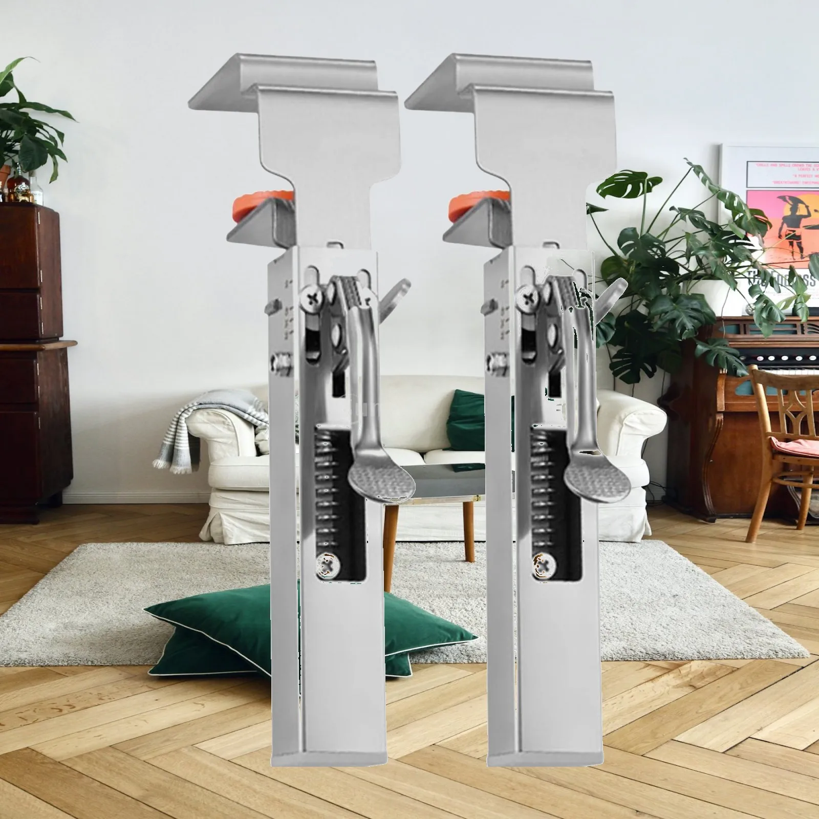 Drawer Fixing Clamp Adjustable Stainless Steel Carpenter Jig Universal Cabinet Installation Tool for DIY Table Desk Setup