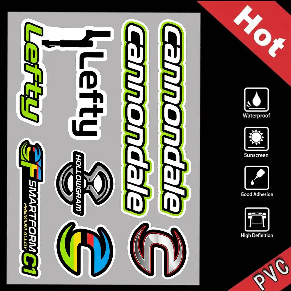 

For Cannondale Multi Scene Waterproof Reflective Scratch Cover Stickers Fit Auto Motorcycle Helmet Refrigerator