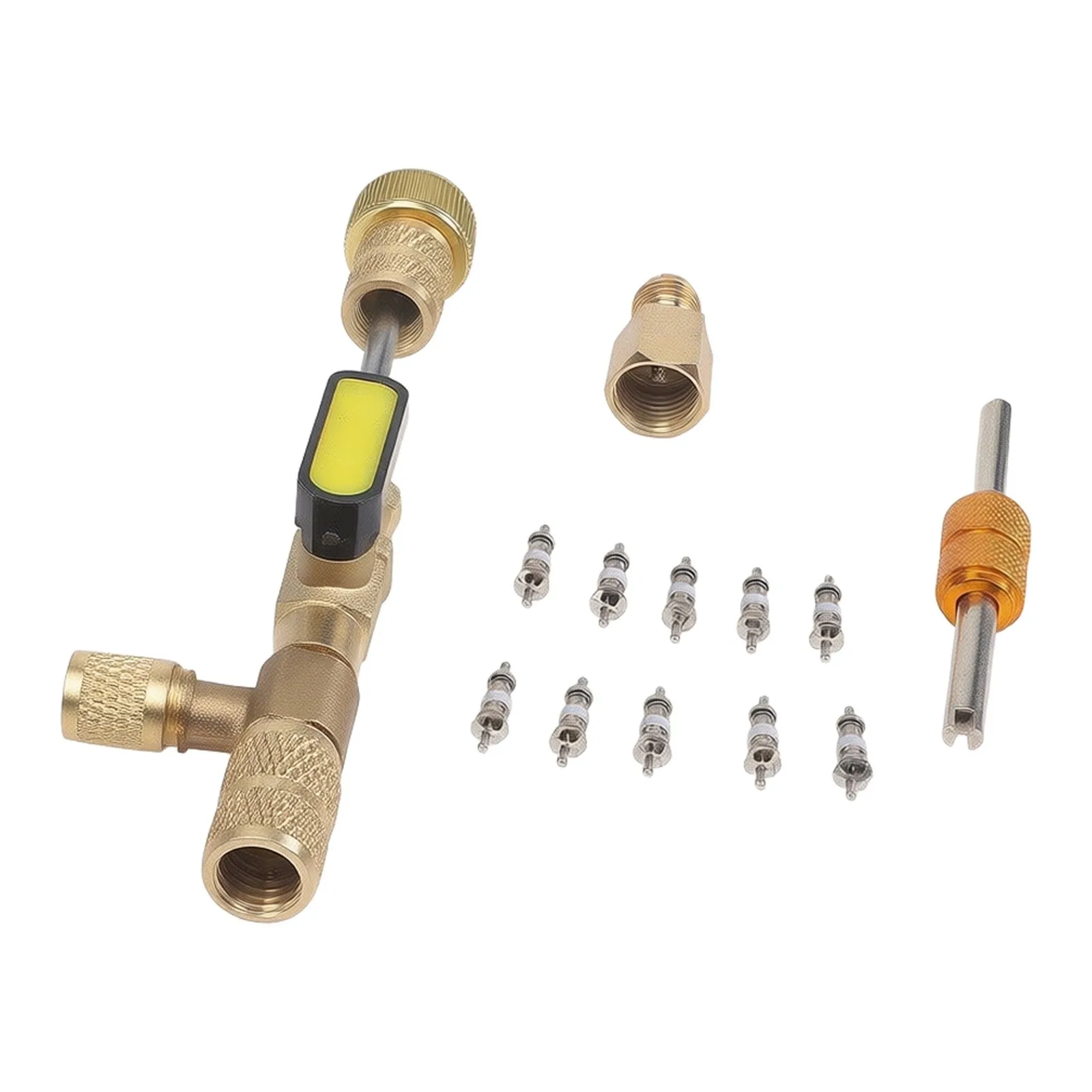 Tools HVAC Tool For Refrigeration Equipment 1/4 And 5/16 Installer Tool Port Adapter For Air Conditioning Systems